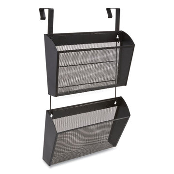 TRU RED™ Wire Mesh Wall File, 2 Sections, Letter Size, Black freeshipping - TVN Wholesale